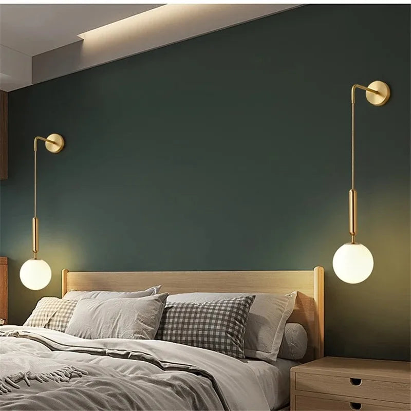 Vienna Globe Drop Wall Lamp