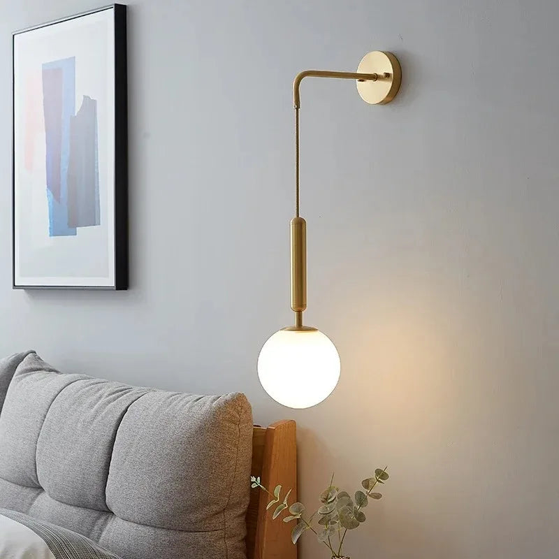 Vienna Globe Drop Wall Lamp