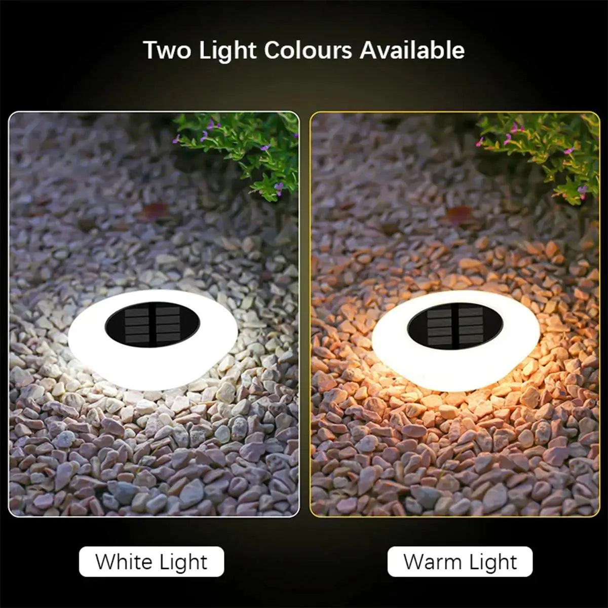 Outdoor Solar Disc Lights