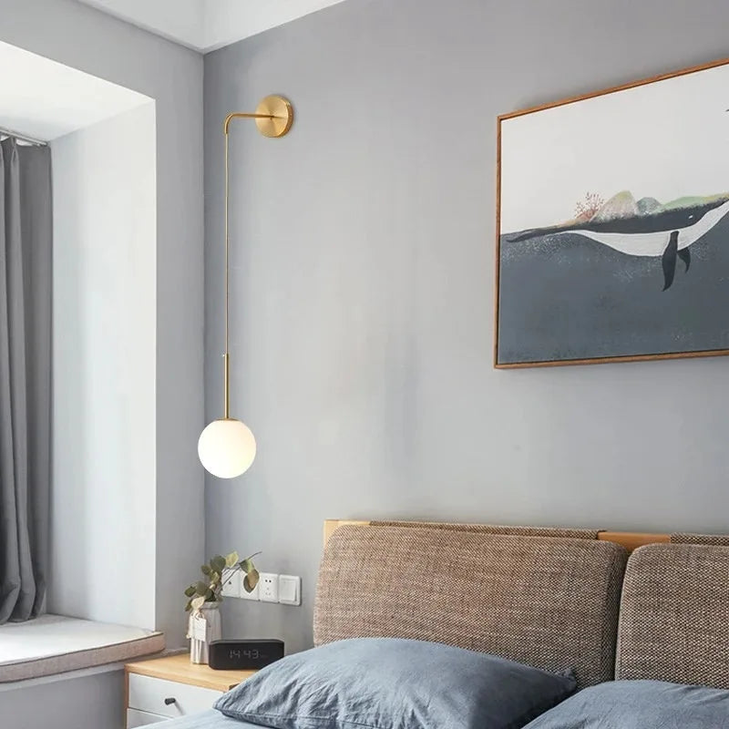 Vienna Globe Drop Wall Lamp