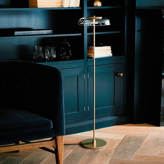 Lund Glass Dome Floor Lamp